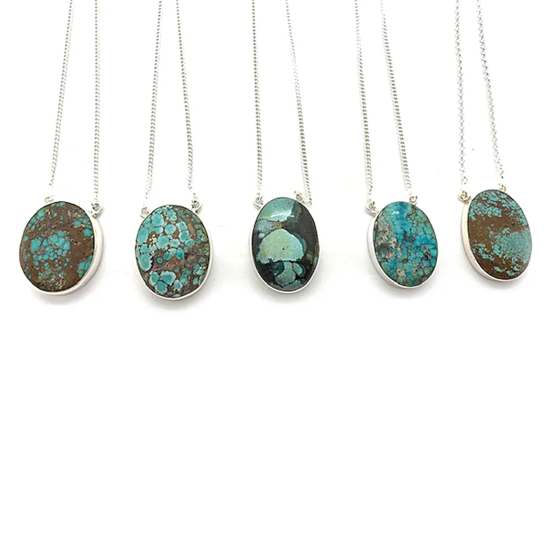 Kang Turquoise Gemstone Necklace Pendant