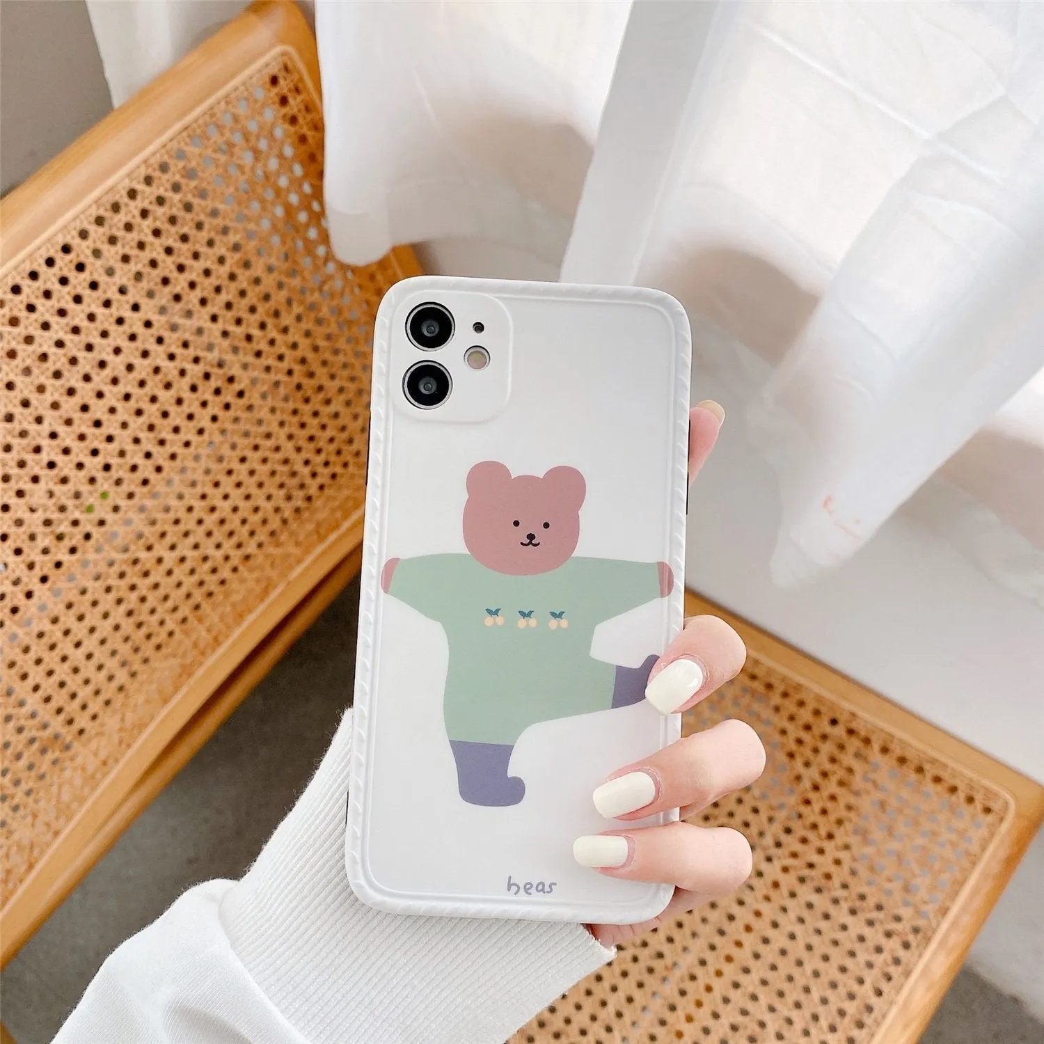 Korean Dancing Teddy Bear Case