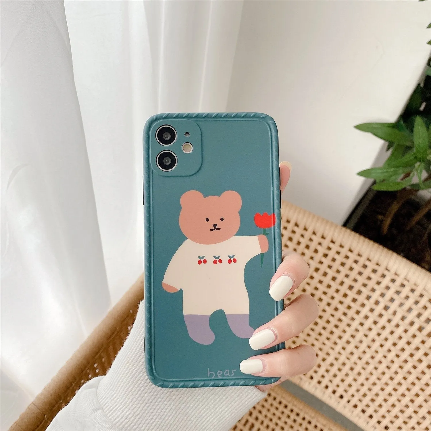 Korean Dancing Teddy Bear Case