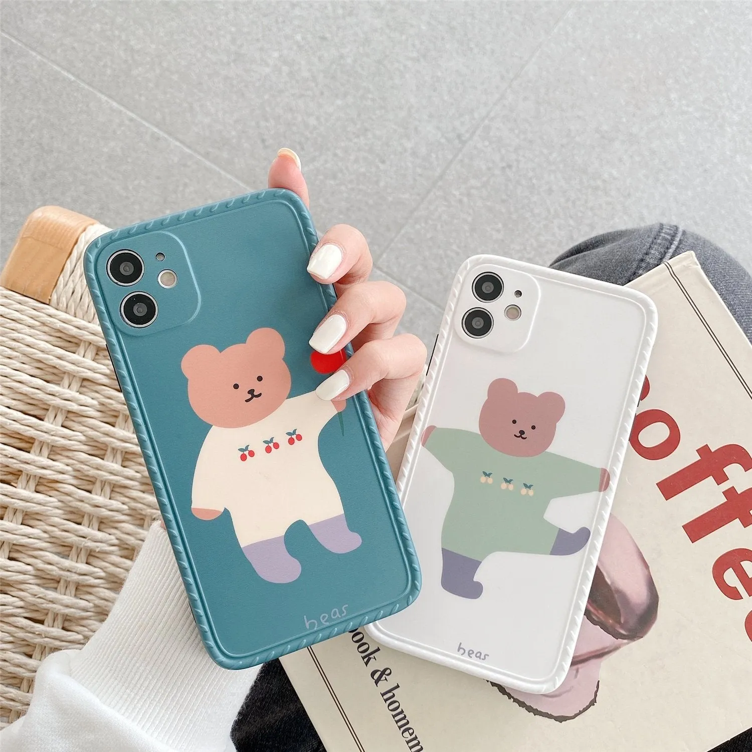 Korean Dancing Teddy Bear Case