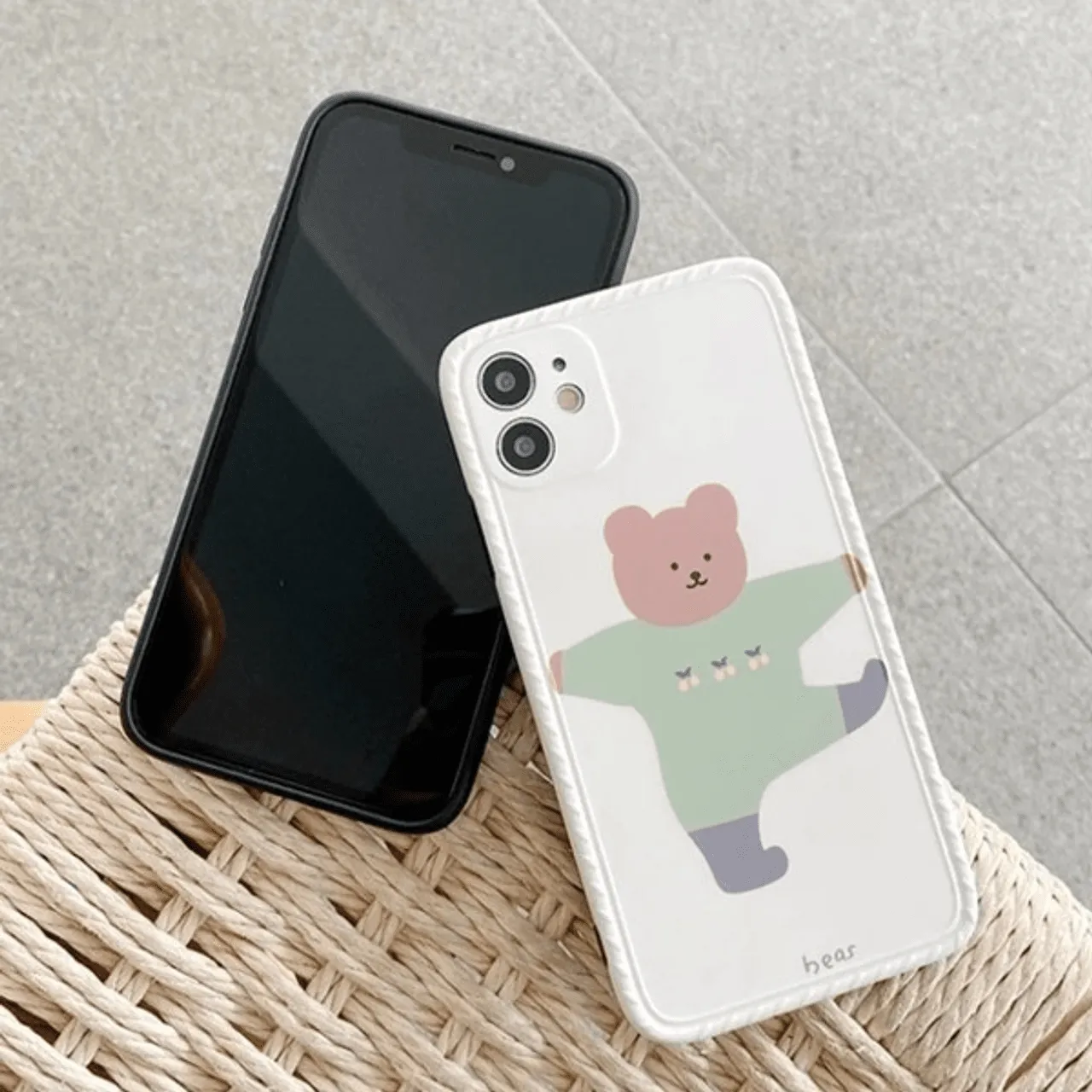 Korean Dancing Teddy Bear Case