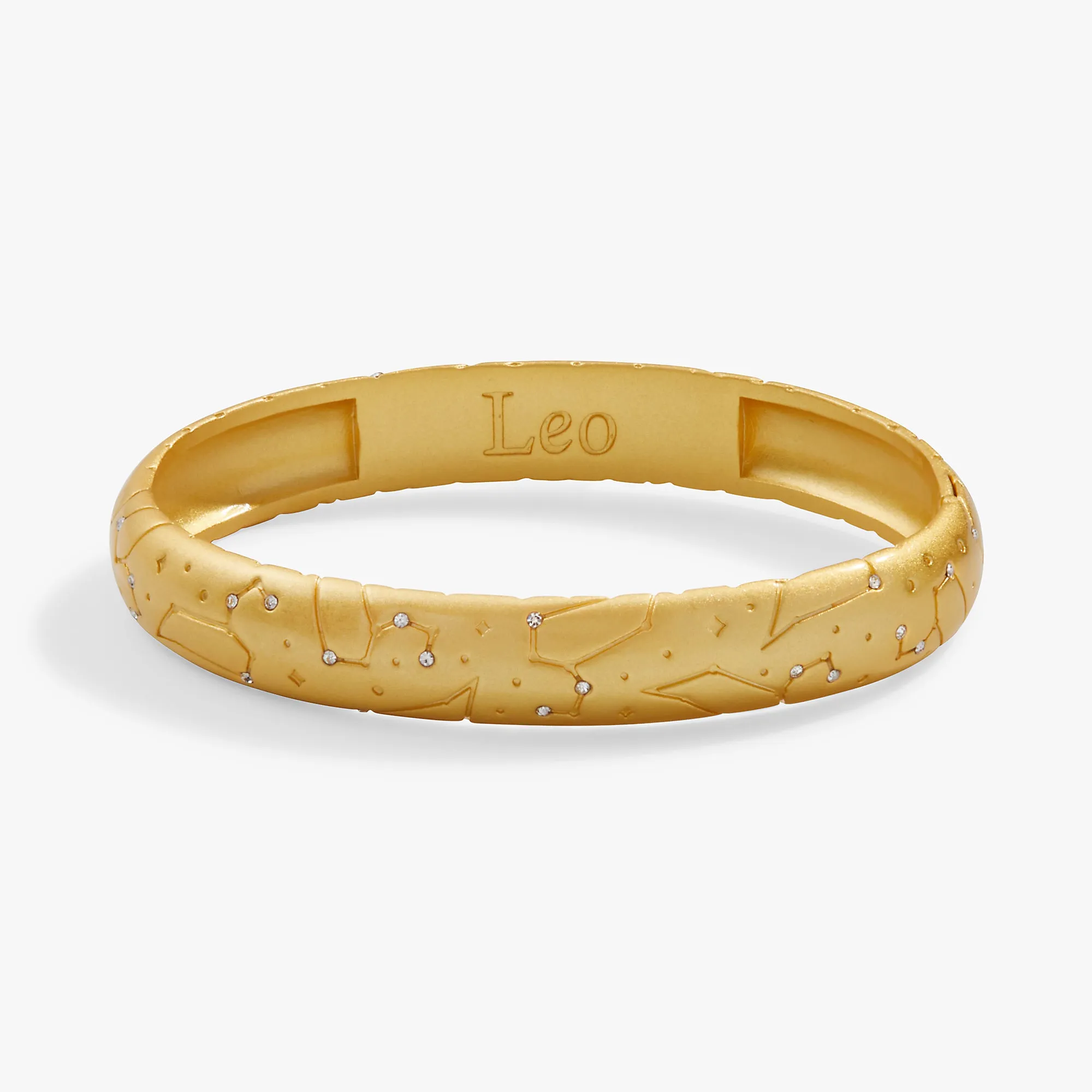 Leo Zodiac Hinge Bangle