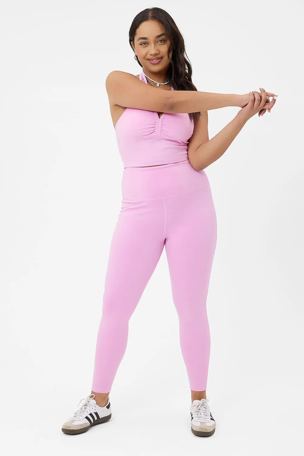 Lively High Waist Legging - Baby Pink