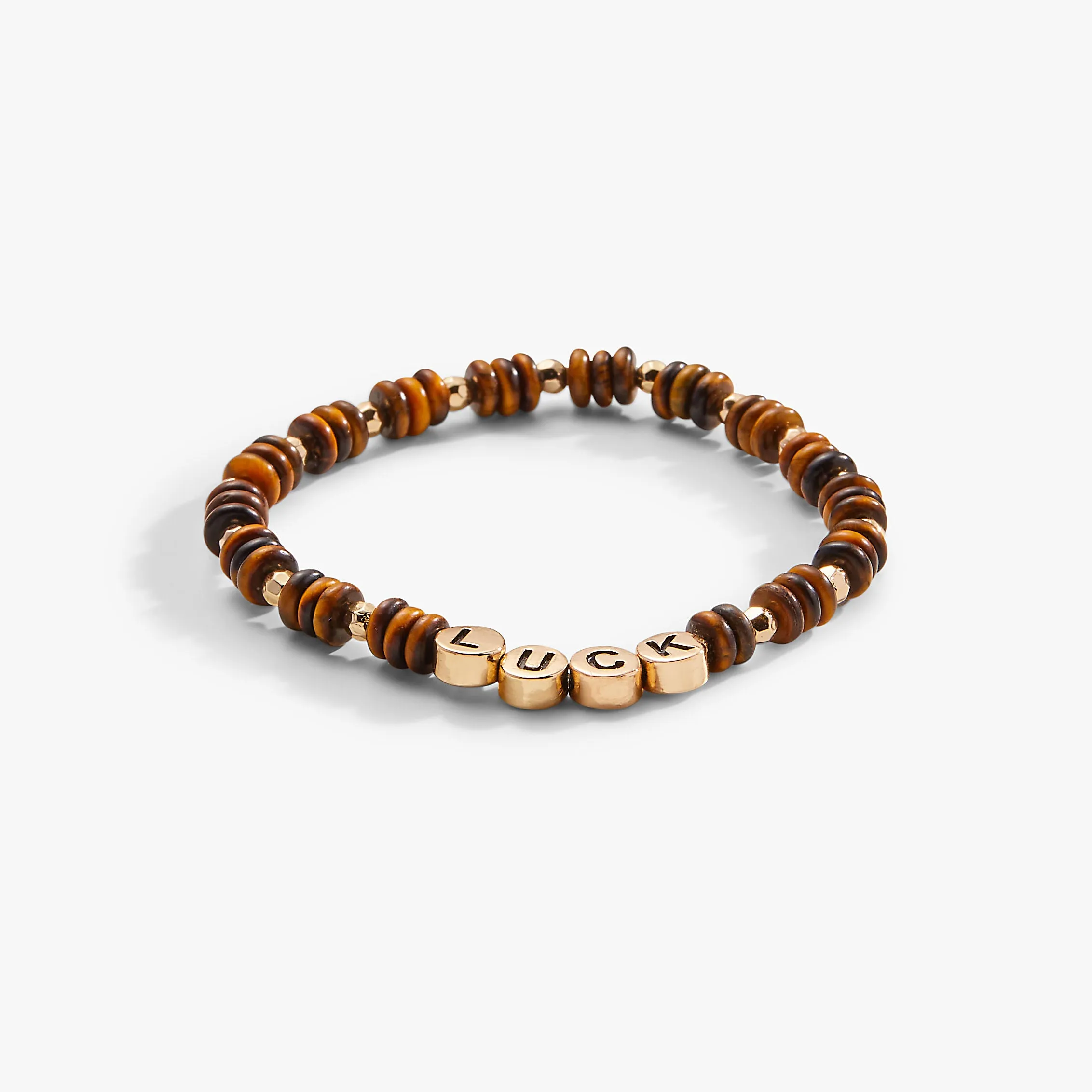 'Luck' Tiger's Eye Stretch Bracelet