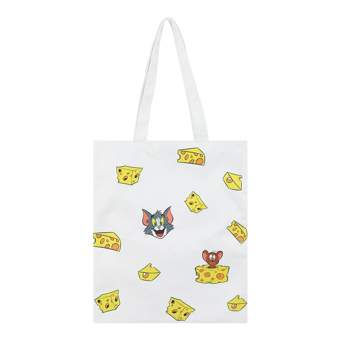 MINISO Tom&Jerry I Love Cheese Collection Funny Cheese Shopping Bag