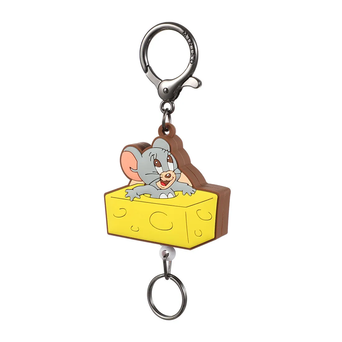 MINISO Tom&Jerry I love cheese Collection Retractable Key Chain(Tuffy)