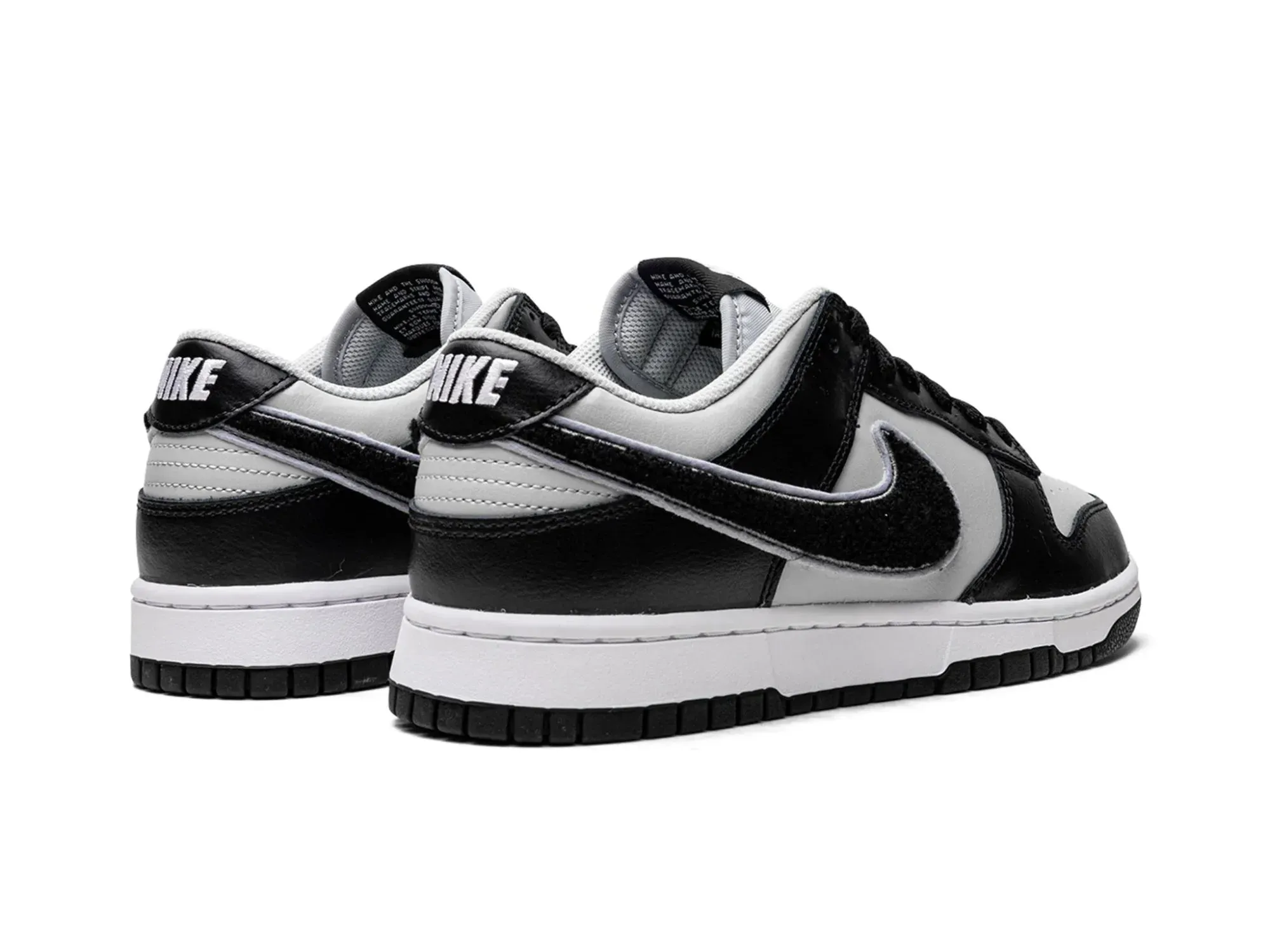 Nike Dunk Low "Chenille Swoosh Black Grey"