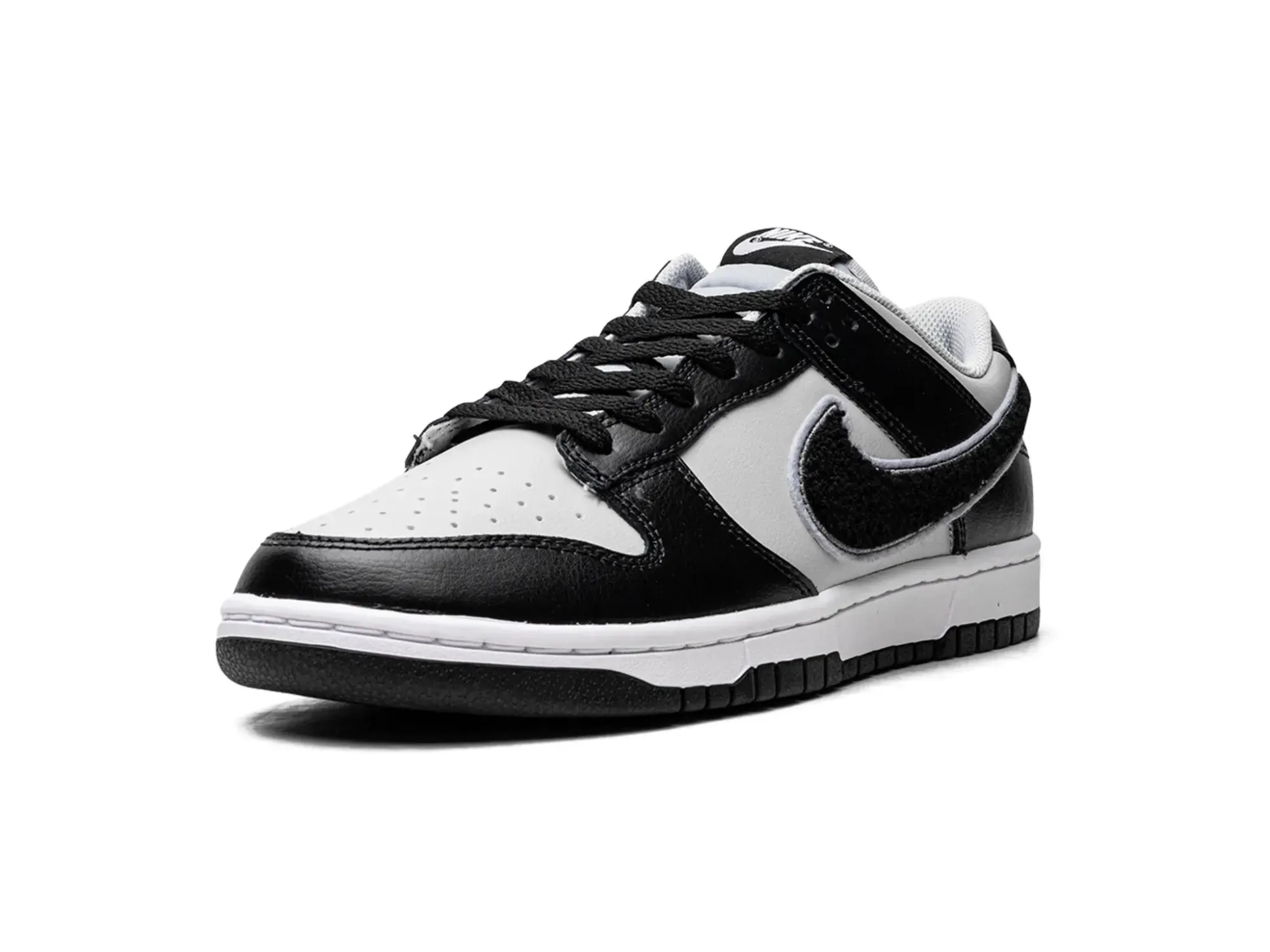 Nike Dunk Low "Chenille Swoosh Black Grey"