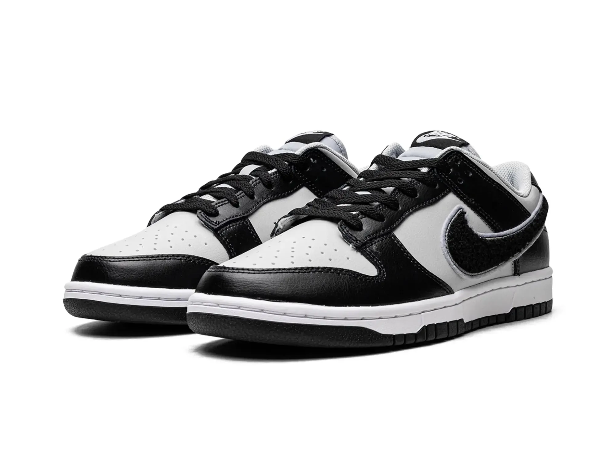 Nike Dunk Low "Chenille Swoosh Black Grey"