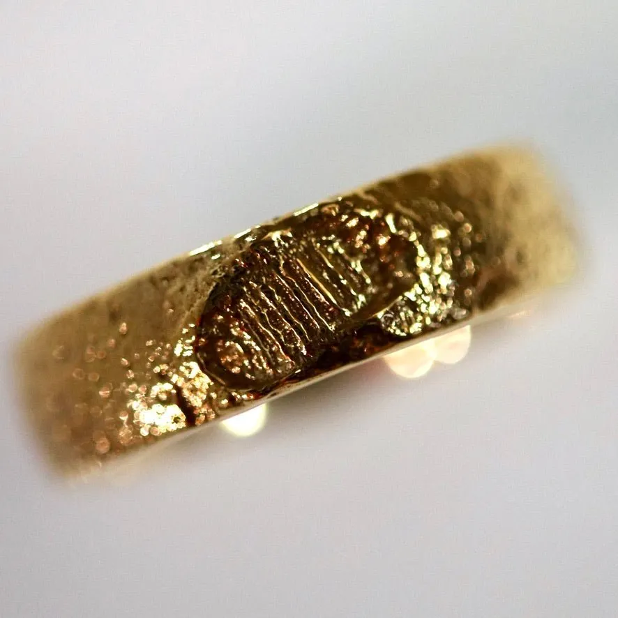 One Small Step Moon Ring - Gold-Plated