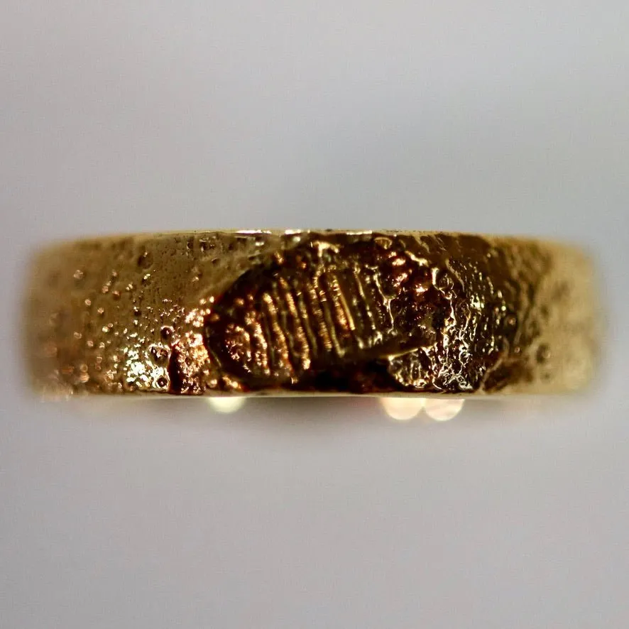 One Small Step Moon Ring - Gold-Plated