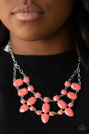 Paparazzi Goddess Glow Necklace-Orange