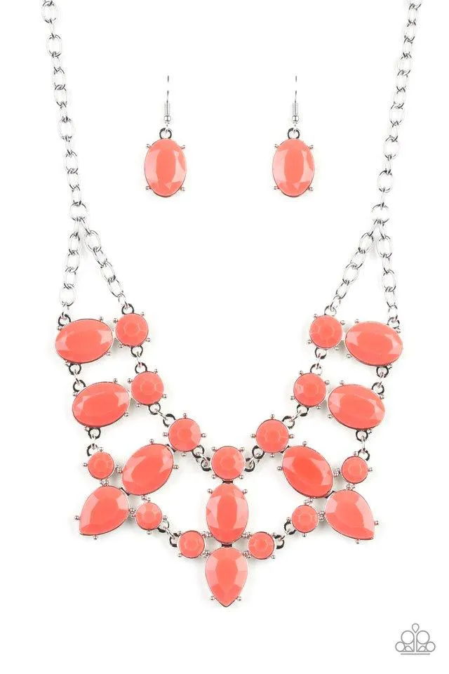 Paparazzi Goddess Glow Necklace-Orange