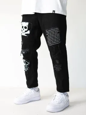 Pirate Relaxed Fit Printed Jeans