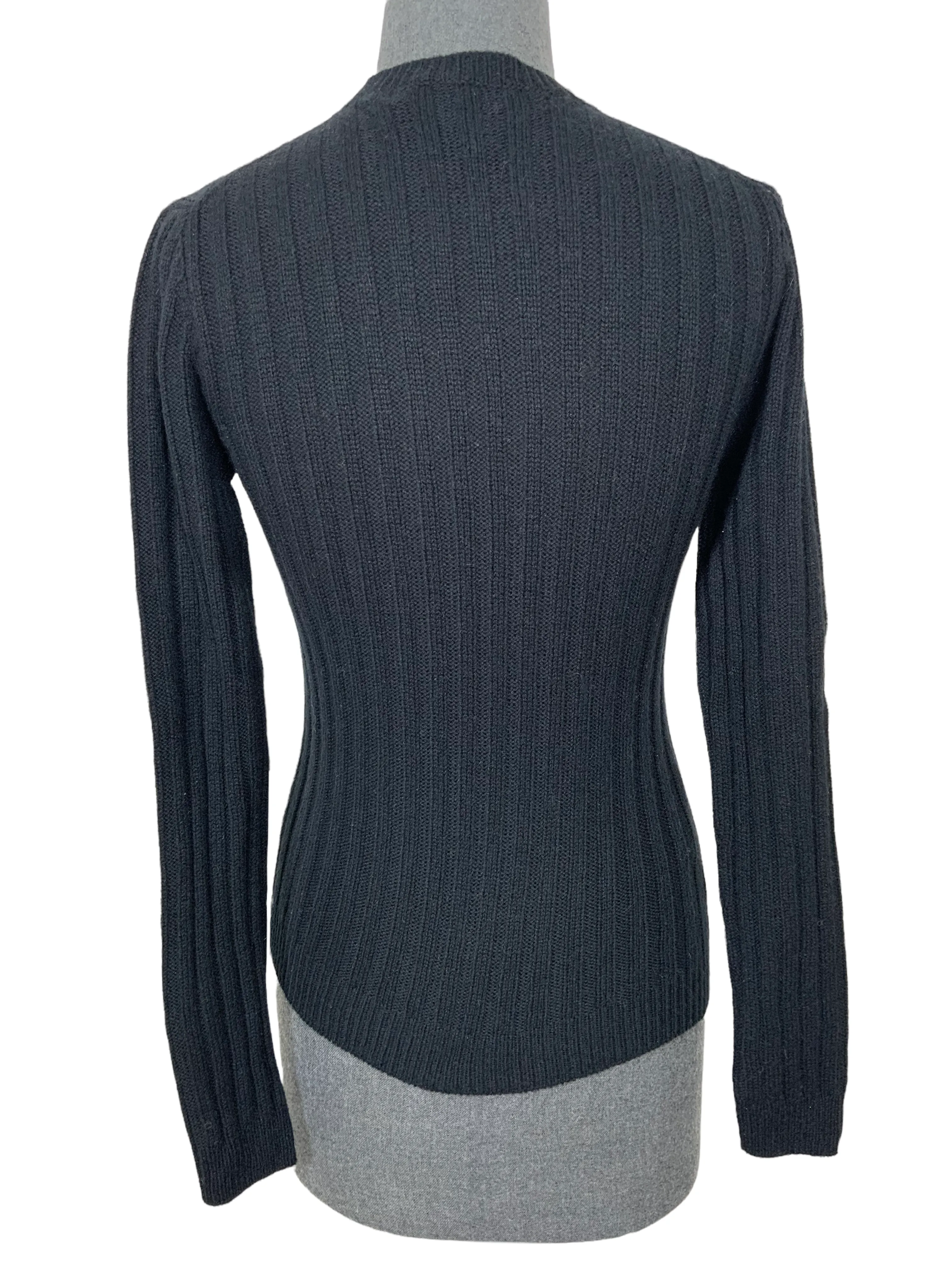 PRADA Ribbed Cashmere Sweater Size S