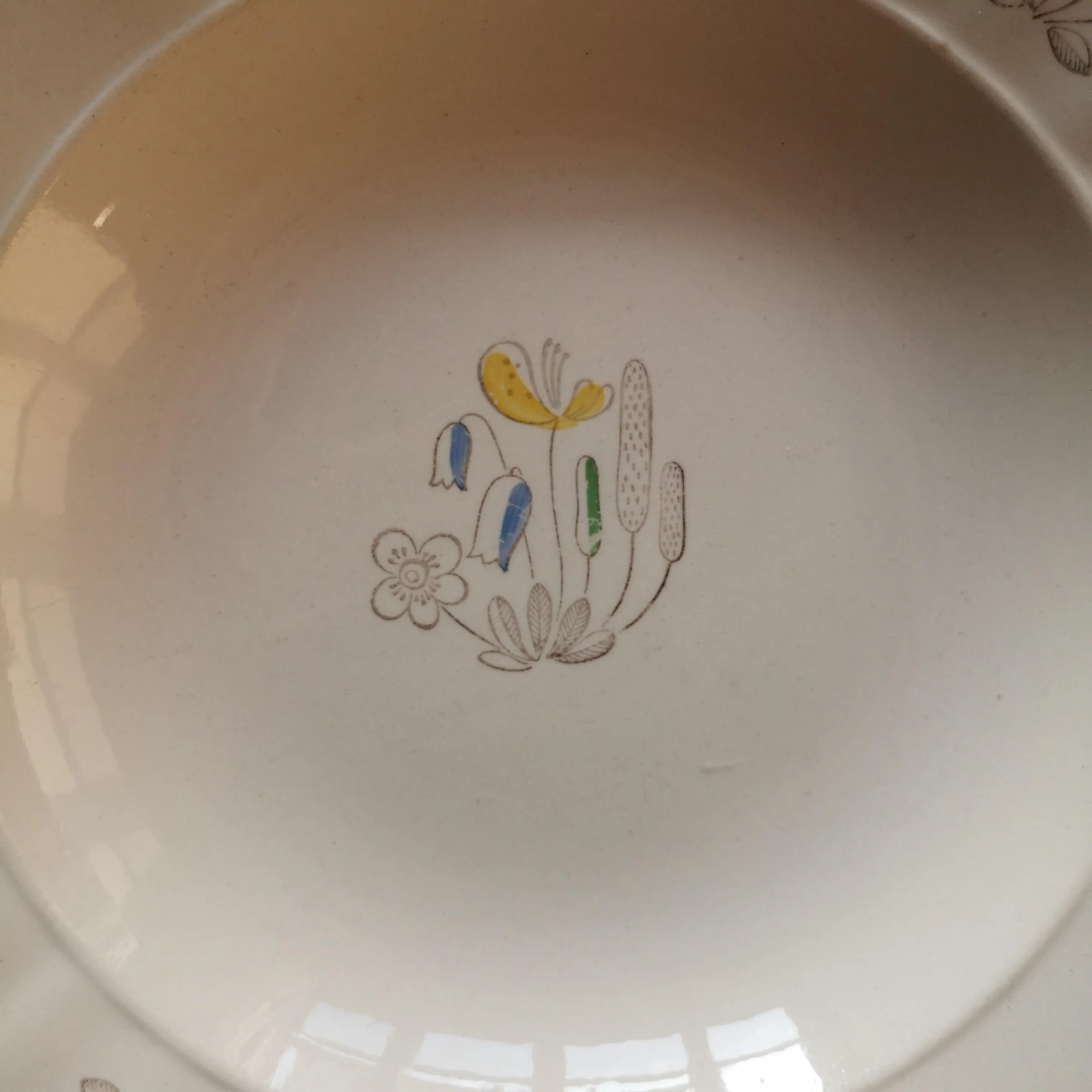 Rrstrand | Vintage plate ロールストランド Blomster ヴィンテージ深皿2