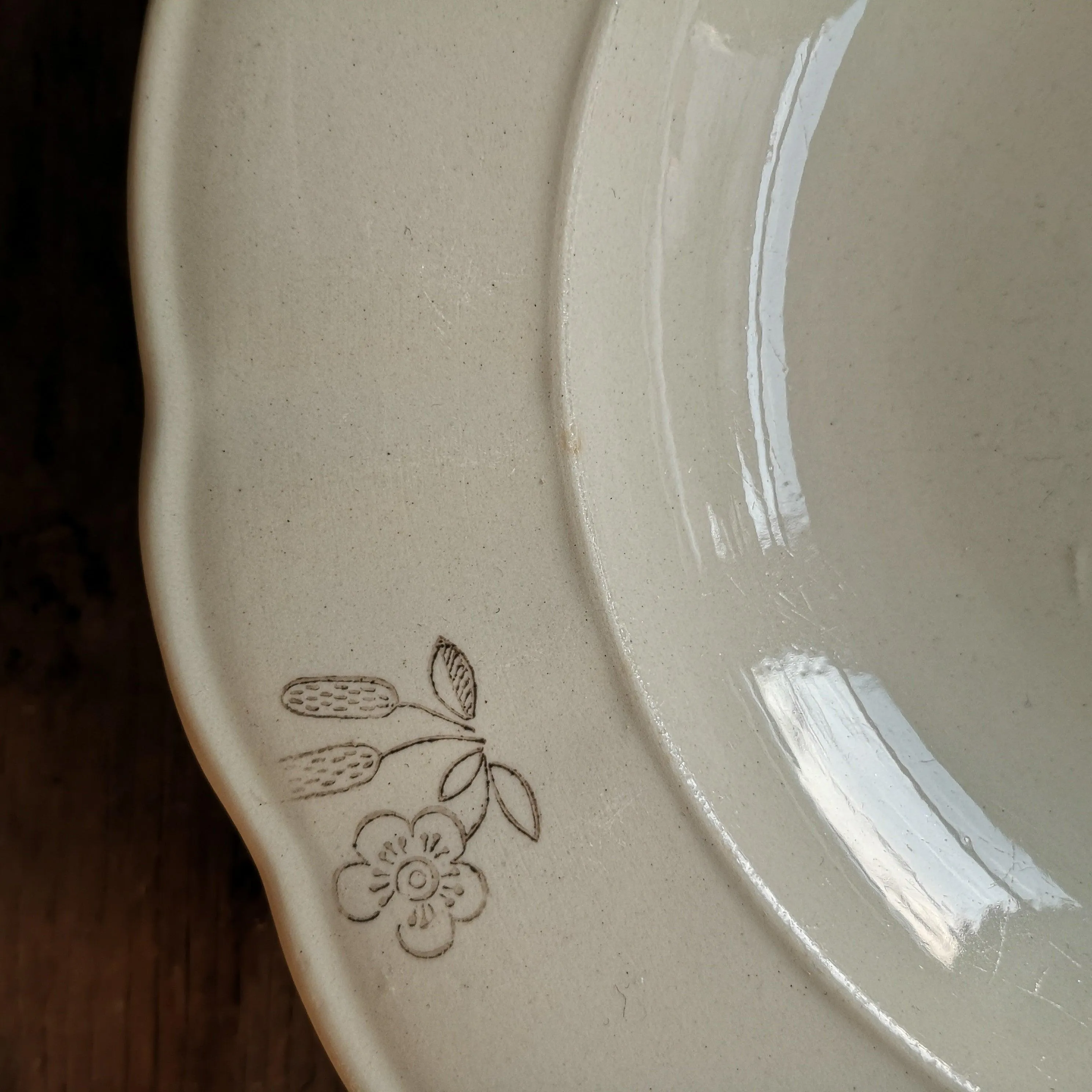 Rrstrand | Vintage plate ロールストランド Blomster ヴィンテージ深皿2