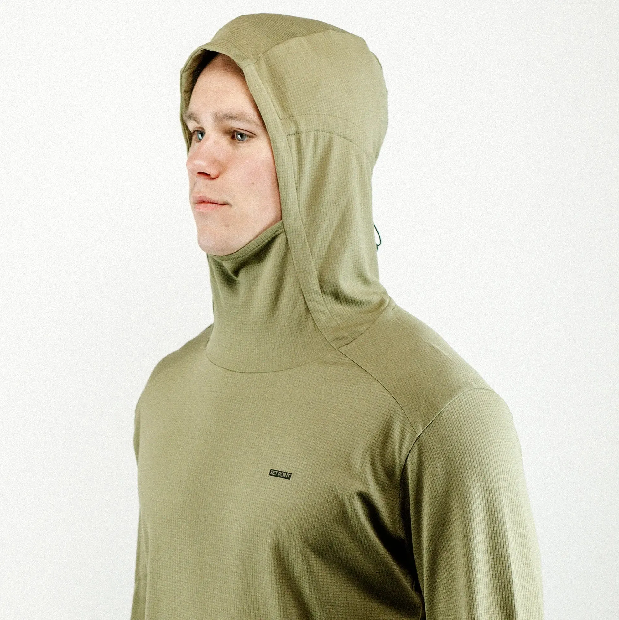 Set Point™ by GBRS Group LW Hybrid Hooded Sun Shirt