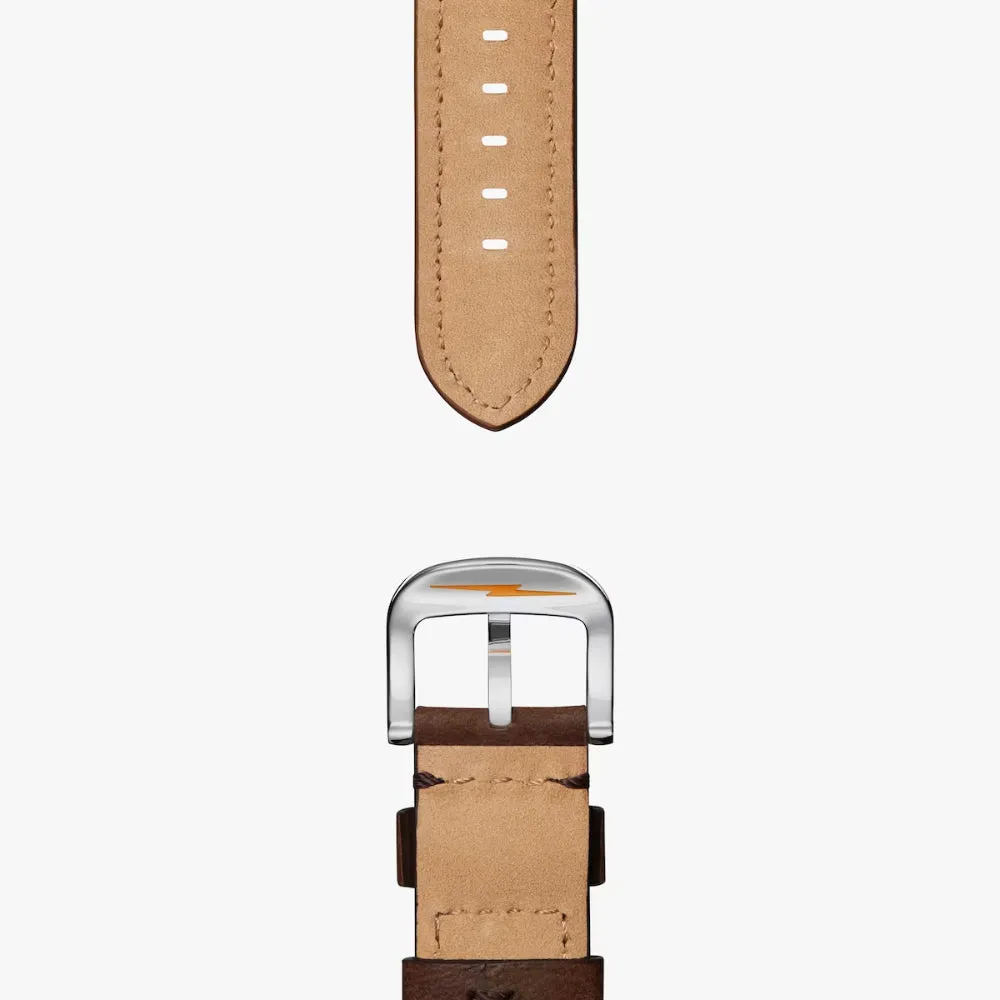 Shinola 22mm Cattail Leather Strap, 120mm x 80mm