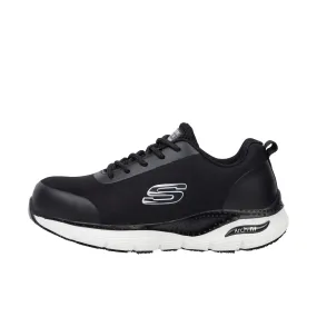 Skechers Arch Fit Ringstap Alloy Toe Black White