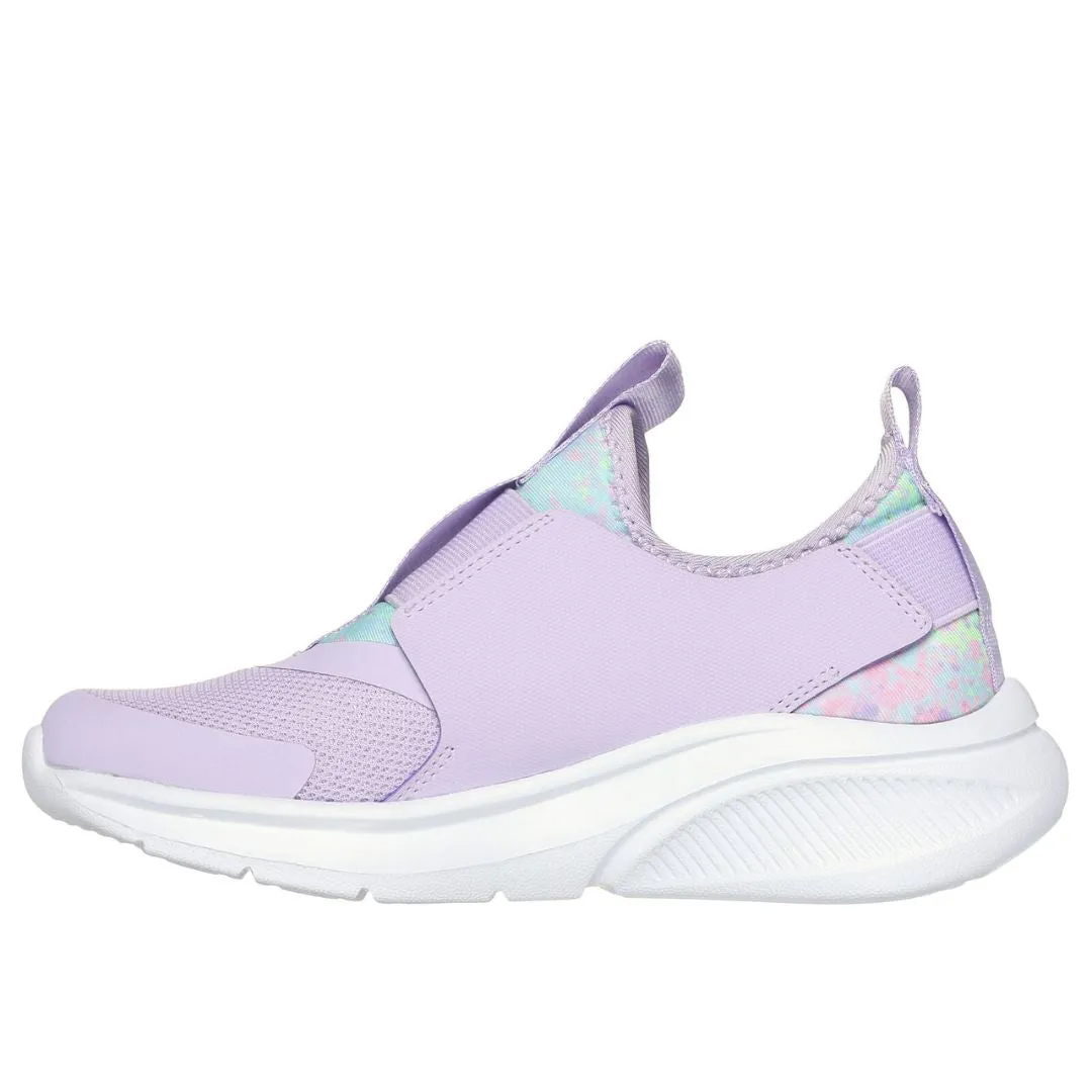 Skechers Lavender Multi Sketch Fast 2.0 Children's Sneaker