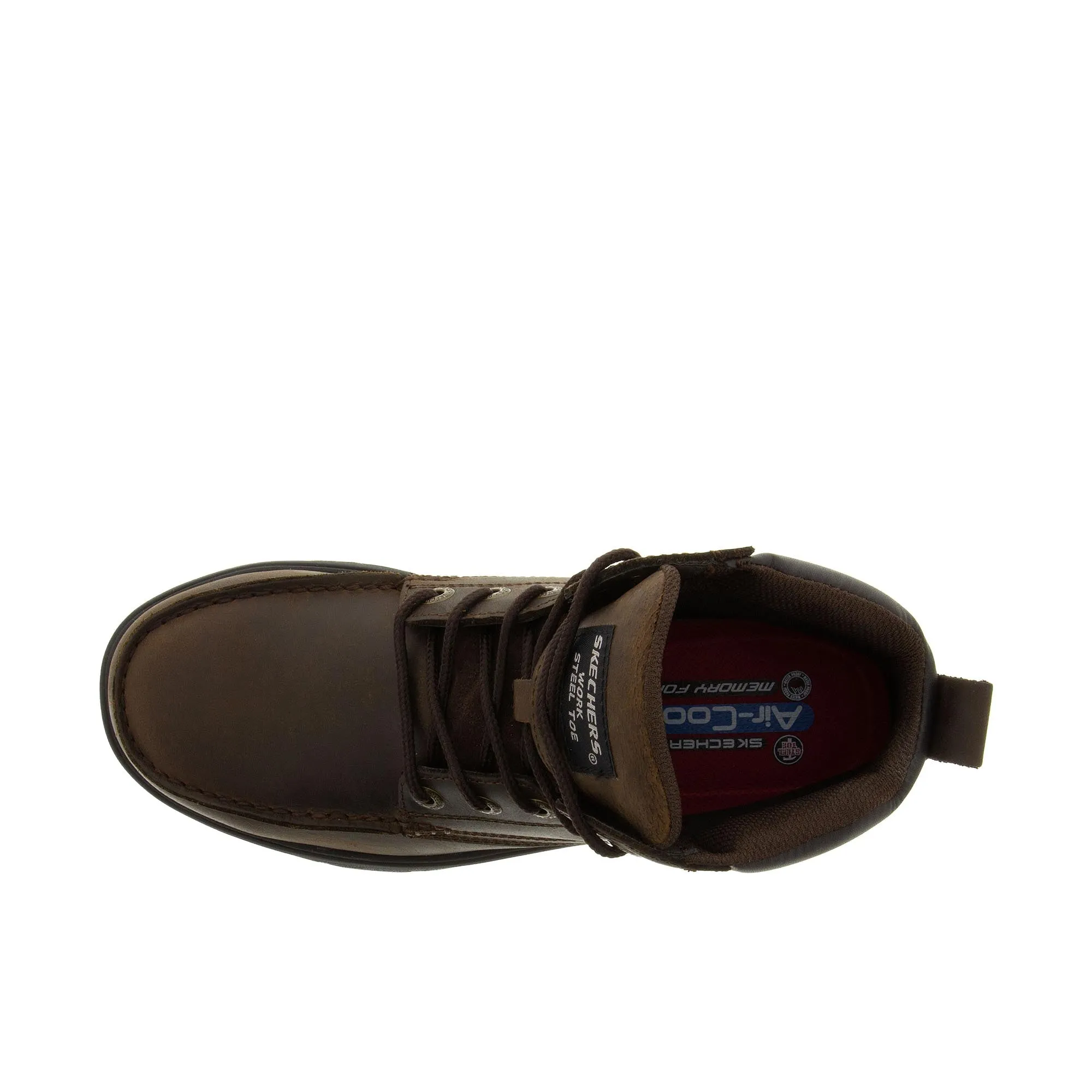 Skechers Vicksburk Steel Toe Brown