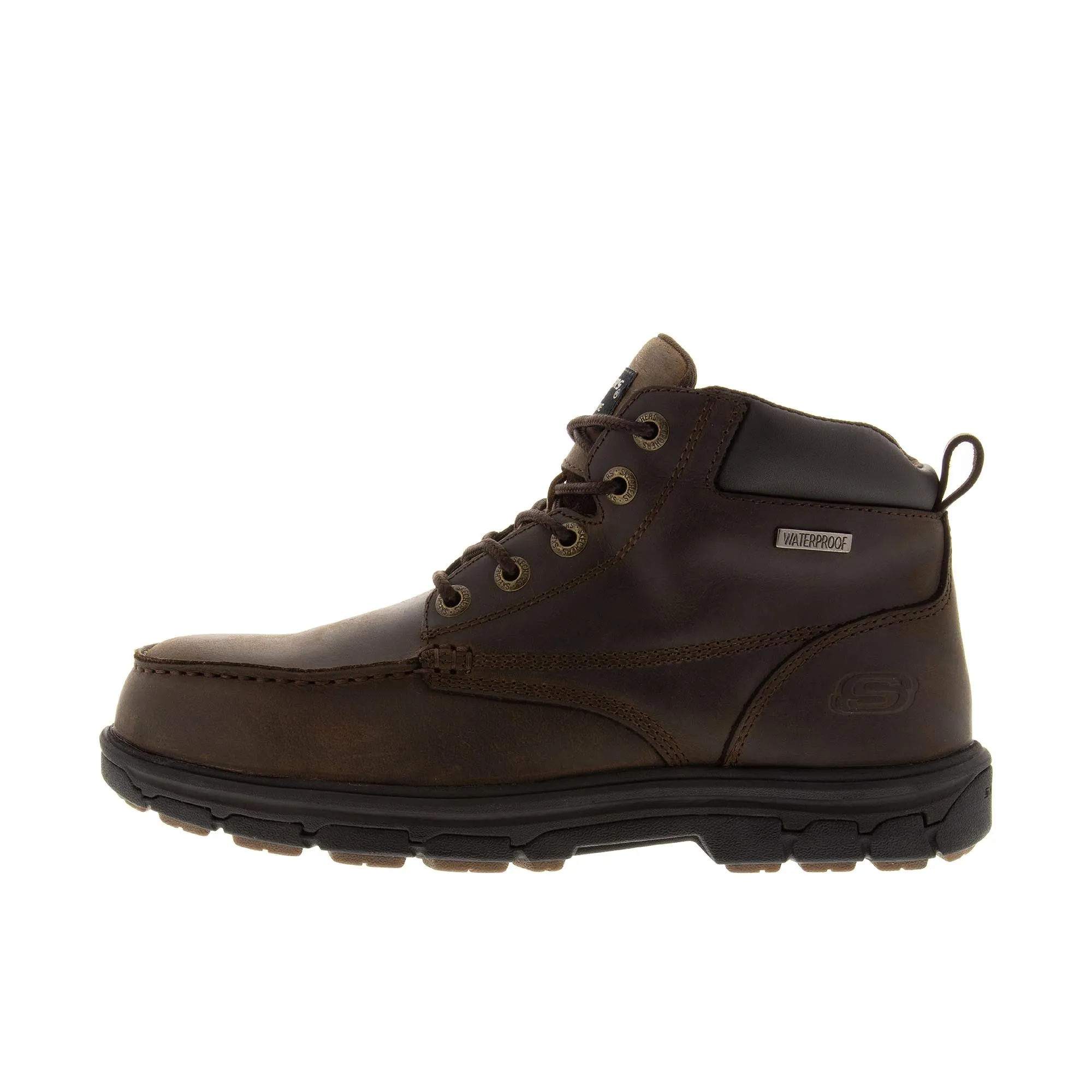 Skechers Vicksburk Steel Toe Brown