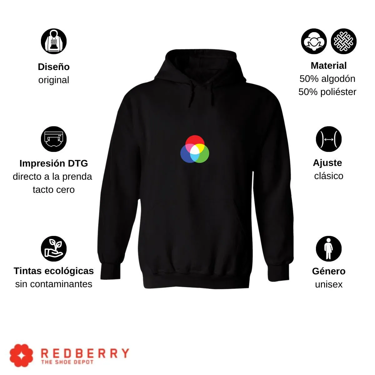 Sudadera Hombre  Hoodie Geometría Diseo Frases 013