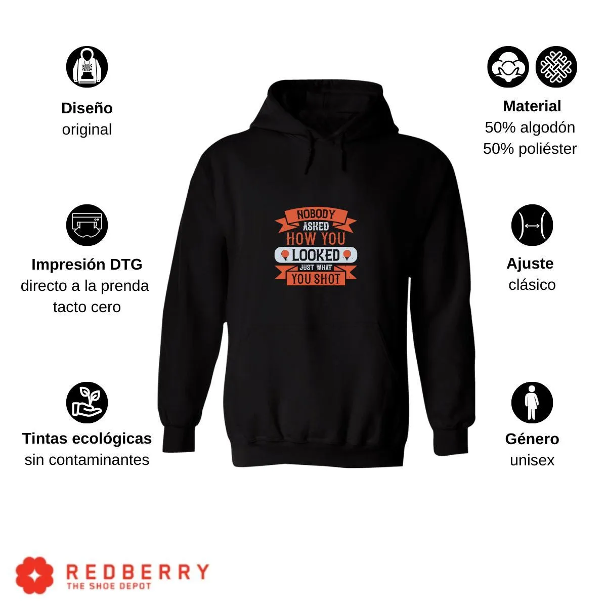 Sudadera Hombre  Hoodie Golf Deporte Frases 031