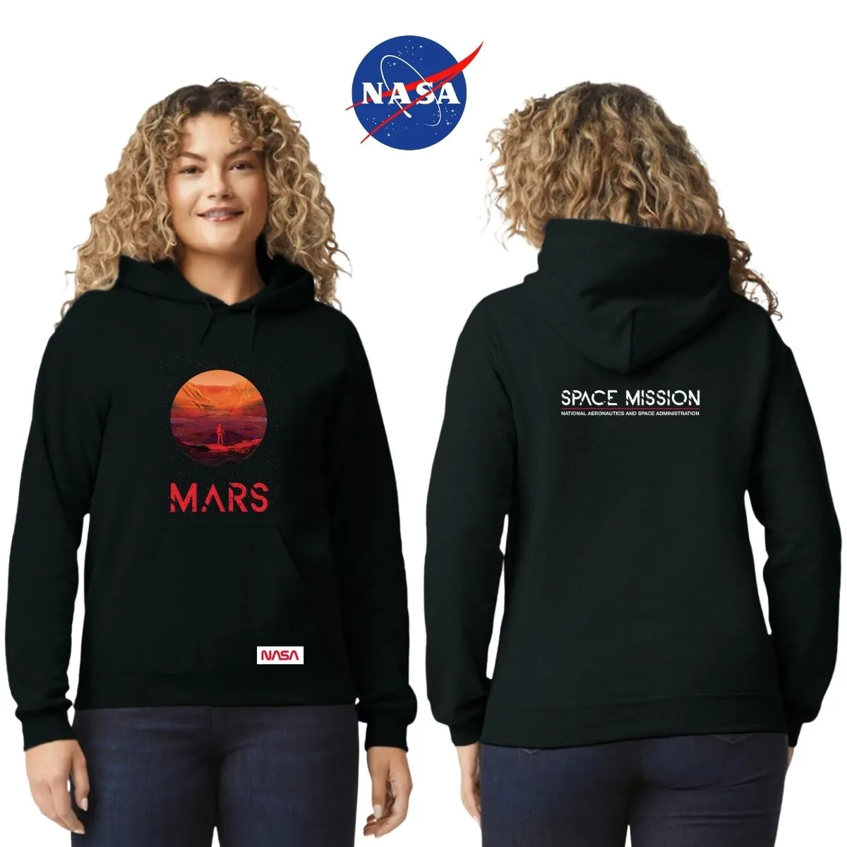 Sudadera para Mujer Hoodie Nasa Mars