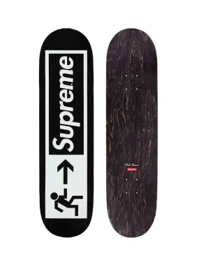 Supreme Exit Skateboard Deck Black