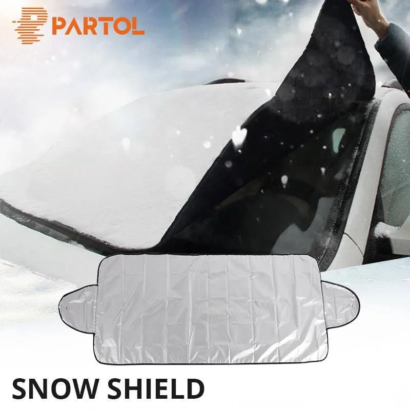 Universal Car Front Windshield Cover Auto Sunshade Snow Ice Protection