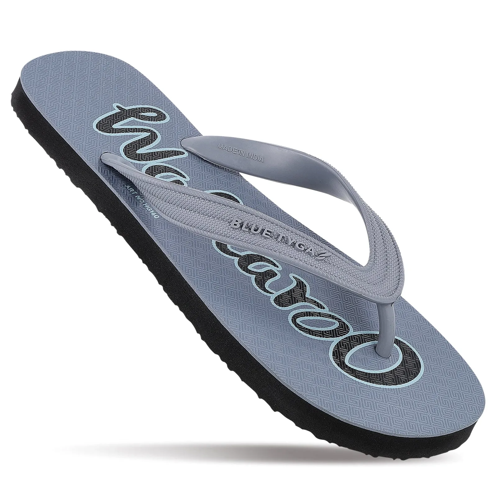 Walkaroo Gents Flip Flop Thong  - HG160 Grey Black